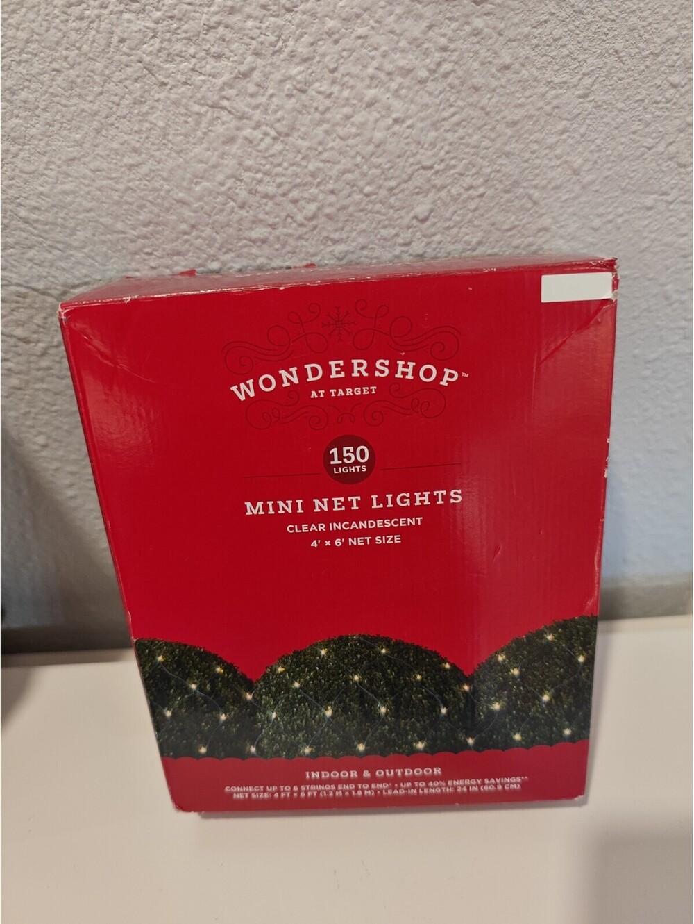 WonderShop Mini Net Lights 150 Clear Incandescent Indoor/Out